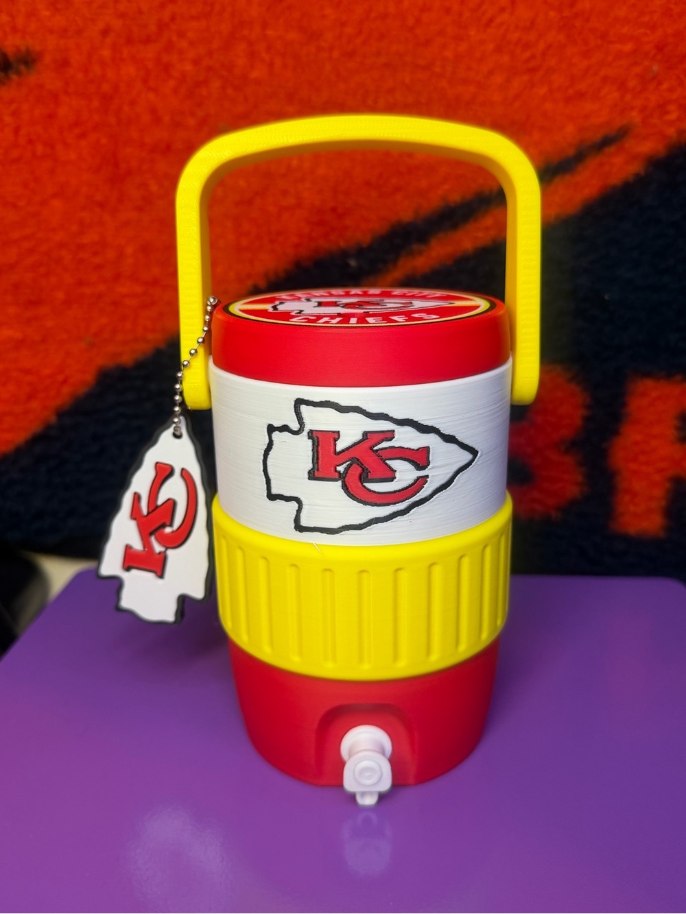 Custom Design - KC Chiefs Kelce Cooler Can Holder 12 oz with signature